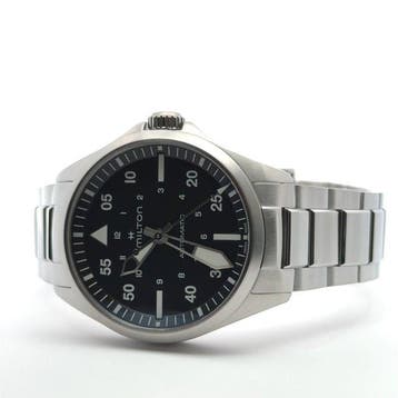 Hamilton - KHAKI AVIATION PILOT AUTO - H76305130 - Homme -, Nieuw