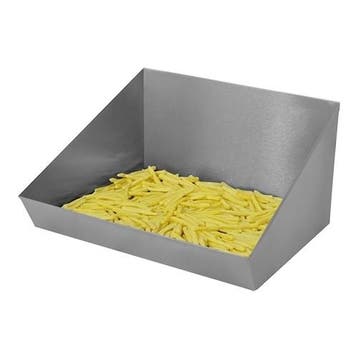 Frites-Uitschepbak | RVS | Ophangbeugel | Breedte 40cm |, Verzenden