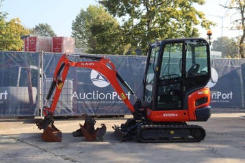 Veiling: Minigraver Kubota KX019-4 Diesel 11.6kW 2022, Ophalen