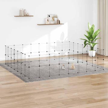 vidaXL Huisdierenkooi met deur 60 panelen 280x245x70 cm, Verzenden, Nieuw