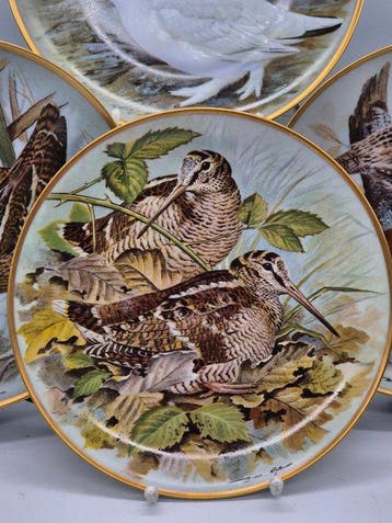 Haviland Limoges – Sammelteller-Set „Gamebirds of the World“