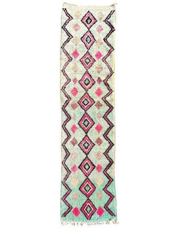 Marokkaanse Boujad lopend tapijt 75 × 310 cm – nieuw, Nieuw