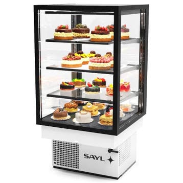 Drop-In Koelvitrine | INTEGRA | Zwart | +2°C/+6°C |, Verzenden, Nieuw in verpakking