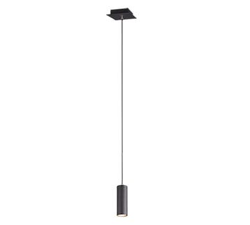 Trio MARLEY hanglamp | GU10 Fitting | mat zwart | 12 x 12 cm, Huis en Inrichting, Verzenden, Nieuw