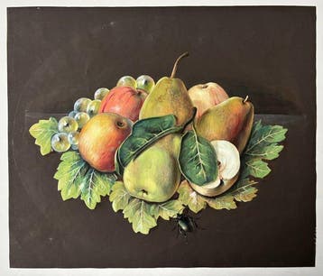 Gustav Adolf Kadersch (1804-1880?) - Äpfel, Birnen und