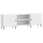 vidaXL TV Kast Hoogglans Wit 150 x 31 x 50 cm Bewerkt hout, Verzenden, Nieuw