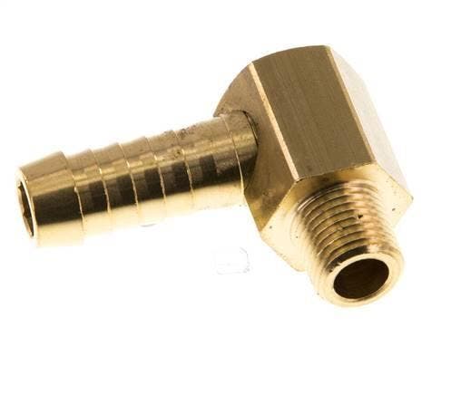 9 mm & M10x1 (taps) Messing L-Slangpilaar Met Buitendraad [2, Doe-het-zelf en Bouw, Overige Doe-Het-Zelf en Bouw, Verzenden