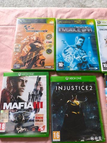 Microsoft - Xbox 360 - Lotto 16 giochi Xbox con controller -