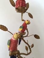 Kaarsenhouder - Hars, Metaal - EXOTISCHE KANDELAAR