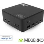 ACT Universeel USB-C Dockingstation 4K, voor 3, Verzenden, Nieuw