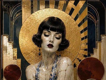 Yamila - Glamour Art Deco en Porcelana, Nieuw
