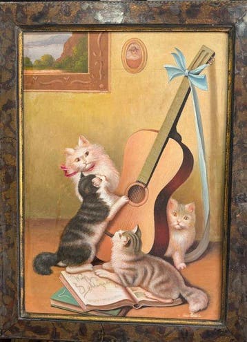 Europese school (XX) - Allegoria della musica