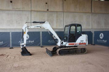 Veiling: Rupsgraafmachine Bobcat 337G Diesel 37.5kW 2005, Ophalen