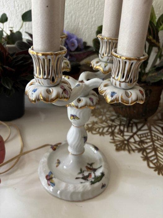 Herend - Chandelier - Porcelaine, Antiek en Kunst, Curiosa en Brocante
