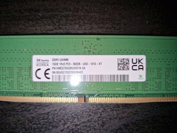 SK hynix DDR5 UDIMM 16GB - Computer, Nieuw