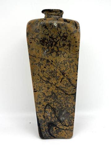 Post-middeleeuws Glas Kelderfles - 18th century iridescent, Antiek en Kunst
