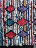 Vintage Marokkaanse Boucherouite tapijt – handgeweven, Nieuw