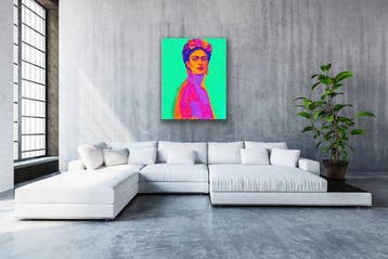 Eric Brumette - FRIDA KAHLO BY WARHOL 2 - Toile L