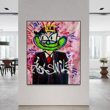 Timo Wedell - The smiling Imposter - XL- Basquiat Style