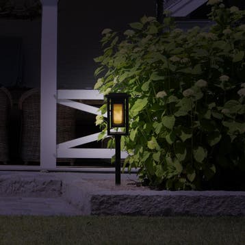 Buitenverlichting zonne-energie Set van 2 LED Solar Fakkel T, Verzenden