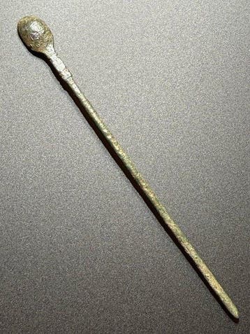 Oud-Romeins Brons Volledig onbeschadigd medisch instrument –