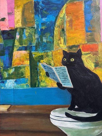 Tran Thi Thu Hien (1973) - La Lecture Matinale 80 X 80