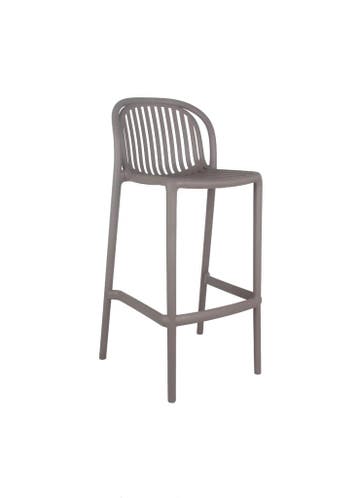 Nieuwe Terras Barstoel Lena - Taupe, Tuin en Terras, Ophalen