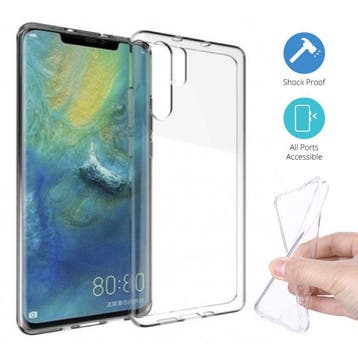 Huawei P30 Pro Transparant Clear Case Cover Silicone TPU, Télécoms, Verzenden