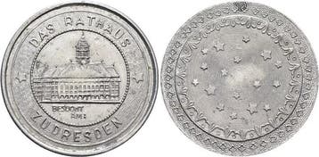 Medaille Sachsen-dresden, Stadt, Verzenden
