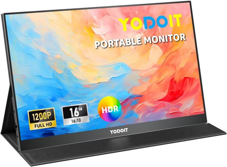 Yodoit 16 Draagbaar scherm | Tweede kansje | OP = OP, Computers en Software, Monitoren, IPS, Ingebouwde speakers, Nieuw, USB-C
