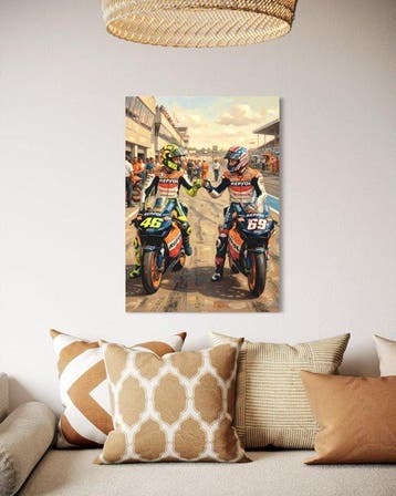 SDIMART - Valentino Rossi and Nicky Hayden Honda Repsol Team, Nieuw