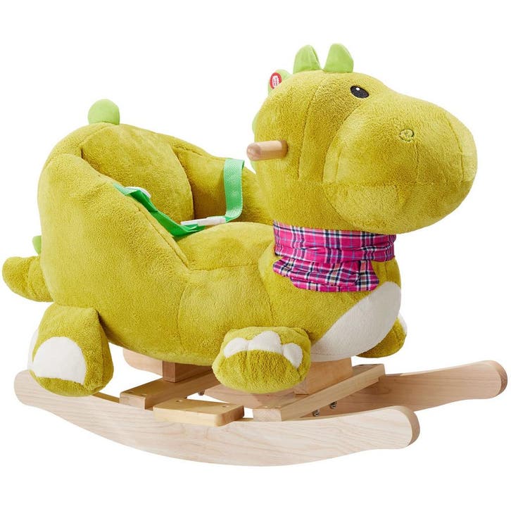 tectake Schommeldier dinosaurus met pluche bekleding, vanaf, Enfants & Bébés, Jouets | Jouets en bois, Envoi