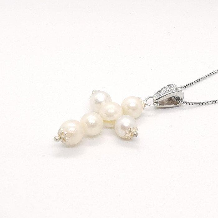 Zilver - Ketting met hanger - handgemaakt, Antiek en Kunst, Curiosa en Brocante