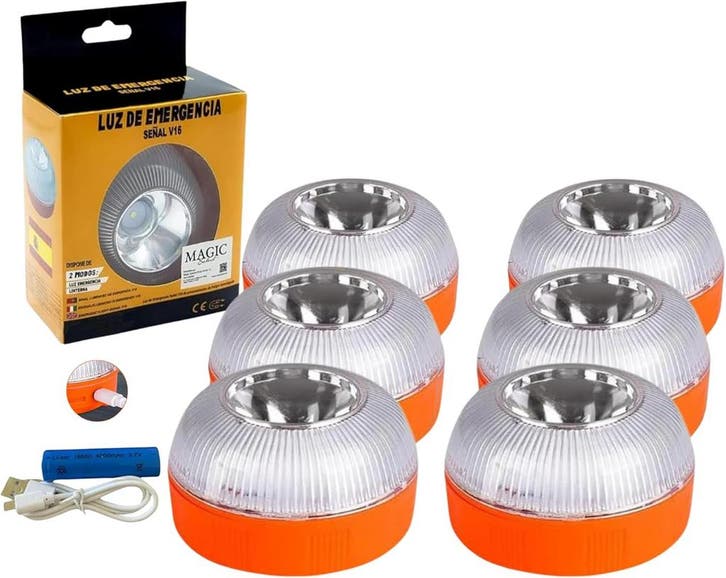 6x V-16 LED Noodlamp | Tweede kansje | OP = OP, Auto diversen, Auto-accessoires, Zo goed als nieuw, Verzenden