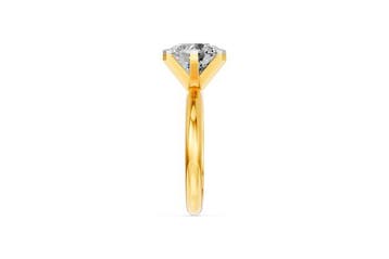 Ring - 14 karaat Geel goud - 3.05ct. tw. Diamant (Lab-grown), Bijoux, Sacs & Beauté, Bagues