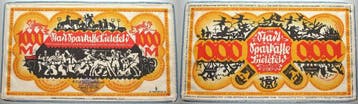 1000 Mark 1922-12-15 Stadtsparkasse Bielefeld, Postzegels en Munten, Verzenden