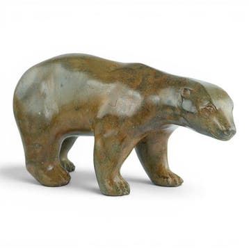 Pierre Chenet (XX-XXI) - Sculpture, Polar Bear - 30 cm in