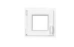 PVC raam draai b37xh37 cm Wit, Gevelraam of Ruit, Minder dan 80 cm, Minder dan 80 cm, Nieuw