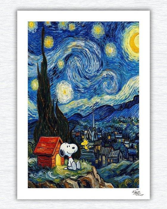 SKE - The Dreamer’s Night - Snoopy, Antiek en Kunst, Kunst | Designobjecten