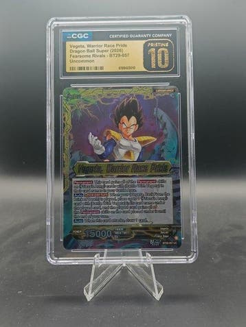 2026 Dragon Ball Vegeta Warrior Race #BT29-057 Pristine, Nieuw