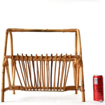 Rohé Noordwolde - Tijdschriftenhouder - Hout, Rattan,