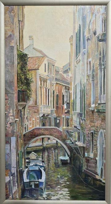 Scuola italiana (XX) - Sotto il ponte di Venezia