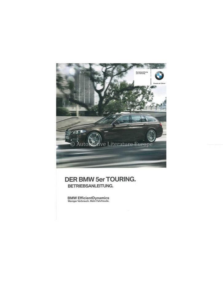 2014 BMW 5 SERIE TOURING INSTRUCTIEBOEKJE DUITS, Autos : Divers, Modes d'emploi & Notices d'utilisation
