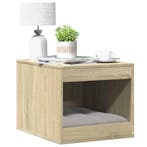 vidaXL Kattenbakkast 47x59x42 cm bewerkt hout sonoma, Dieren en Toebehoren, Katten-accessoires, Verzenden, Nieuw