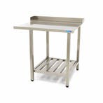 Table lave-vaisselle - 120 x 75 cm - droite - avec dosseret, Verzenden