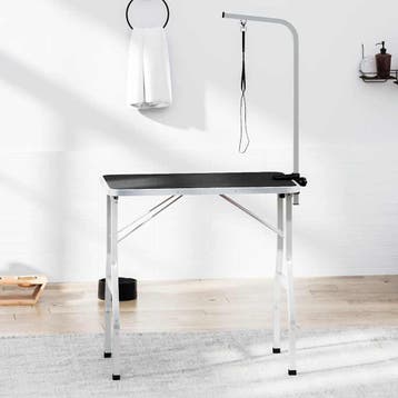 vidaXL Trimtafel voor huisdieren met 1 aanlijnoptie, Dieren en Toebehoren, Verzenden, Nieuw