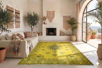 Jaune vintage - Tapis - 265 cm - 170 cm - avec certificat, Nieuw