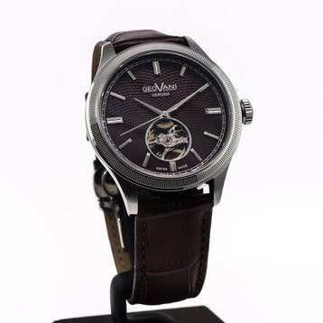 GEOVANI - Verona Open-Heart Swiss Automatic Watch -