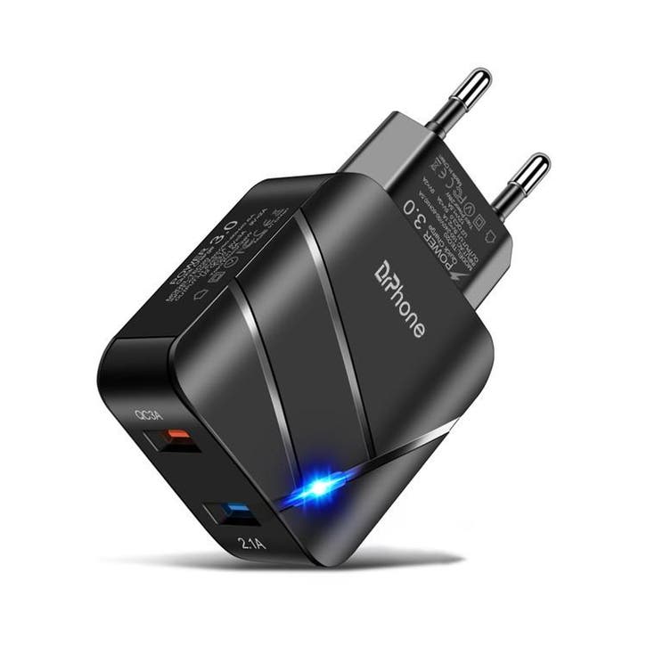 DrPhone HALOXII - 28W Thuislader - USB 3.0 Qualcom 3.0 Quick, Télécoms, Téléphonie mobile | Chargeurs pour téléphone, Envoi