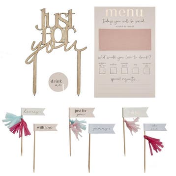Moederdag Decoratie Set 12 delig, Verzenden, Nieuw